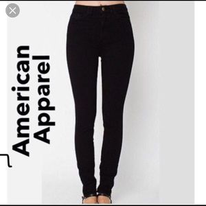 American Apparel High waisted Denim Jeans